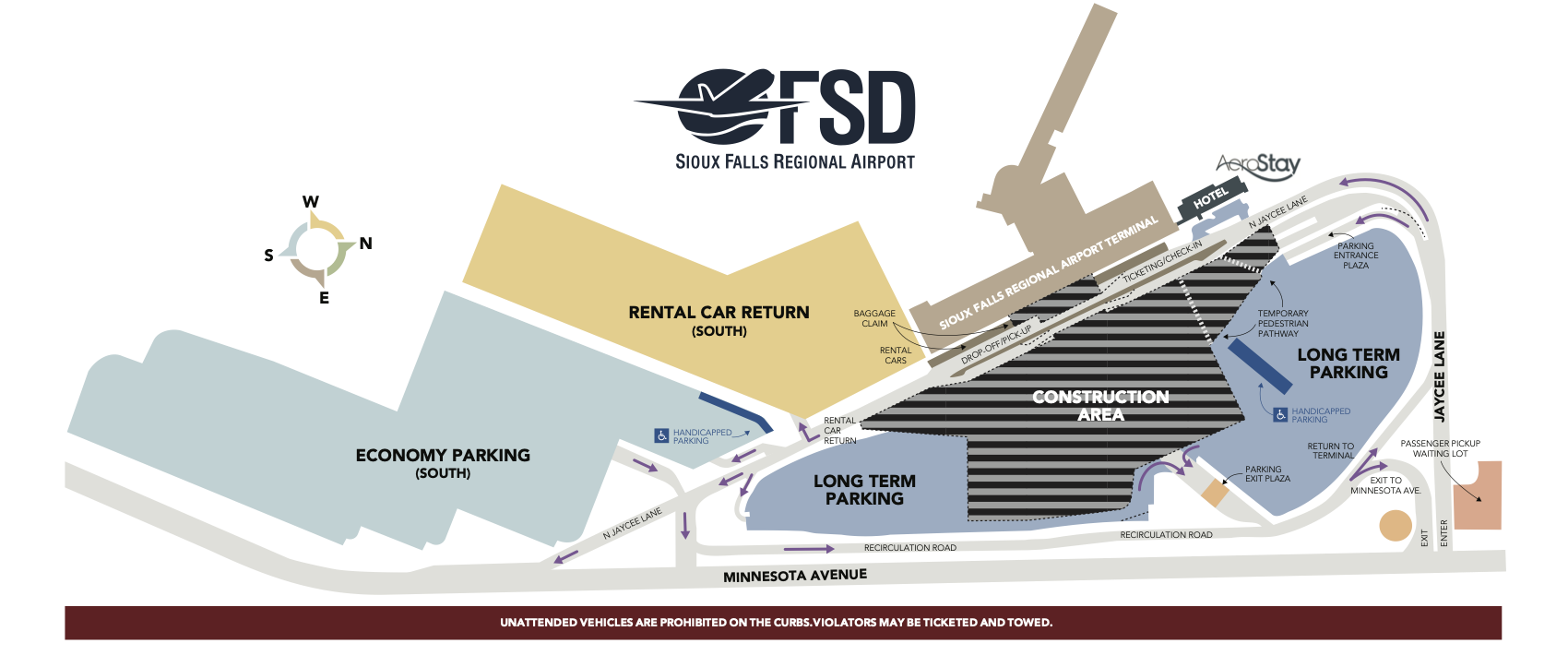 2023-05-30 FSD Airport Parking Map - Temp Construction DRAFT.2 2023-05-30 FSD Airport Parking Map - Temp Construction DRAFT.2