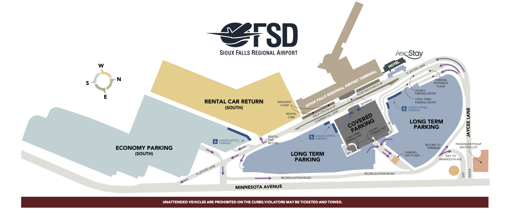 2023-05-30 FSD Airport Parking Map - Work Complete DRAFT