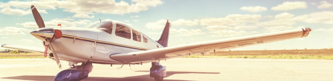 airplane at hangar